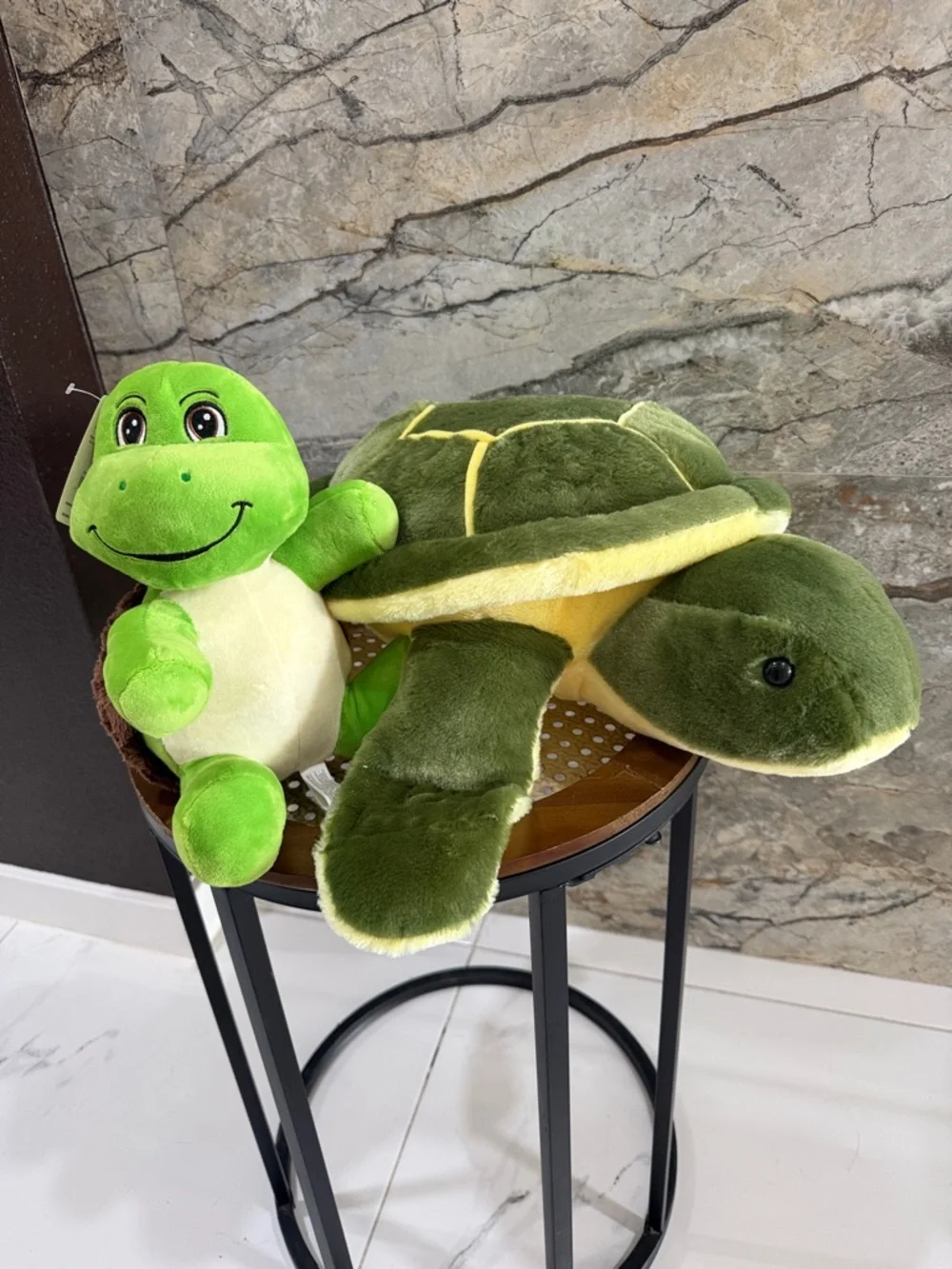 Green Plush Turtle - Soft Reptile Plush Turtles